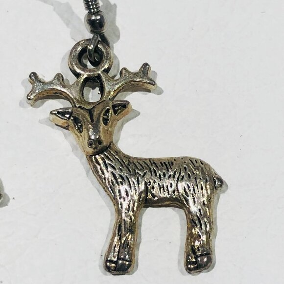 Pewter Reindeer Earring Set - Picture 2 of 5